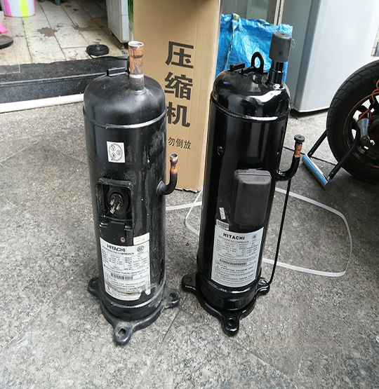 城子河中央空调压缩机的更换维修